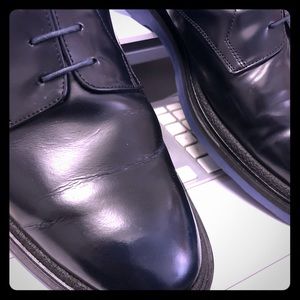 Black Paul Smith men’s proper lace-up oxfords